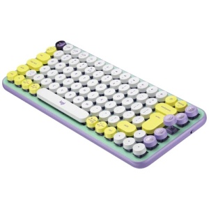 Tastatura Logitech Pop Keys Daydream bela/ljubičasta US 920-010736 - Img 3