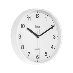 TEESA Zidni analogni sat prečnik 20cm beli TSA0038 - Img 5