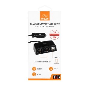 TNB ACGP035221 PRODUŽNI ZA AUTO Punjač, 2xUSB-A 30W+ 2x12V - Img 4