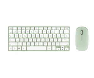 TNB KBCOLORGN SET Tastatura + MIŠ Serije ICLICK ZELENI - Img 1