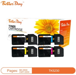 Toner BetterDay C-TK5230 C (Low temperature toner) zam. kaseta za Kyocera Cyan 2.2k - Img 2