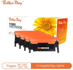 Toner BetterDay W2070A, 117A, 150/178/179 Black zam. kaseta za HP 1k - Img 2