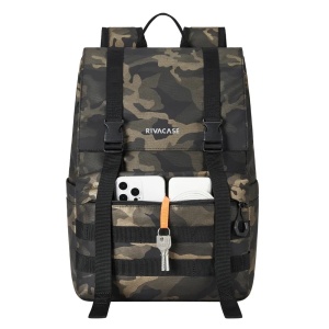 Torba za Laptop 15.6 Rivacase Sherwood Roltop 7621/braon camo - Img 3