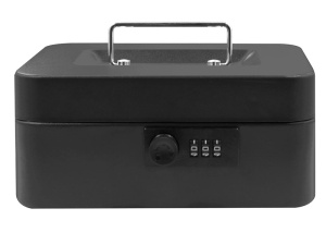 TRACER Metalna kaseta za novac sa šifrom 20x16x9cm crna Cash Saver - Img 3