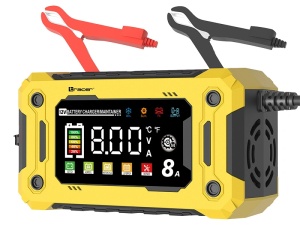 TRACER Pametni punjač za akumulatore 12V 8A sa 9-stepenim punjenjem DT128