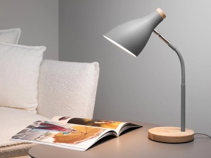 TRACER Stona lampa Scandi E27 max 40W drvo-siva Scandi Grey - Img 4