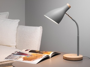 TRACER Stona lampa Scandi E27 max 40W drvo-siva Scandi Grey - Img 4