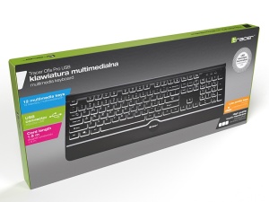 TRACER USB tastatura low profile keys US layout crna Office PRO - Img 4