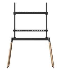 TVS-86F-01-BK Gembird Podno postolje za TV, 55-86inc, crno/drvo - Img 3