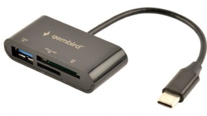 UHB-CR3-02 Gembird USB Type-C SDXC citac kartica za mobilne telefone i tablete - Img 3