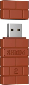 Univerzalni gamepad adapter 8BitDo USB Wireless Adapter 2 PC/PS/Mac/Xbox/Switch/Android brick