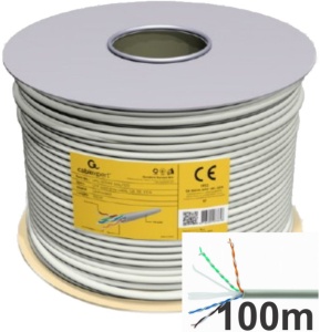 UPC-6004SE-SOL/100 Gembird UTP cat.6 Indoor solid CCA kotur 100m - Img 1