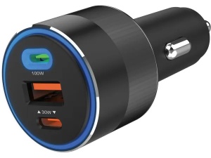 USB auto punjač Sandberg 3in1 USB/USB-C 130W 441-49 - Img 4