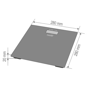 Vaga za merenje telesne težine 180kg - Img 2