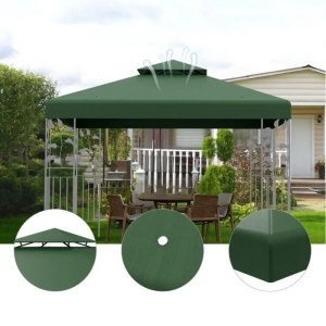 Venturo Gazebo zamensko platno 3x3m Zelena - Img 2