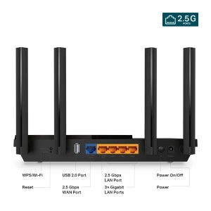 Wireless Router TP-Link Archer AX55 Pro AX3000 Wi-Fi 6/2402Mbps/4x ext antena/5x Lan/1x USB port/ - Img 4