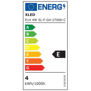 Xled E14 4W SL-F-G4-2700K-C Filament Sijalica 2700K,G45,470Lm,Toplo Bela - Img 2