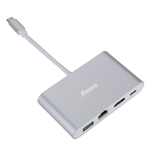 Xwave Adapter USB3.1 Tip-C M na HDMI,USB3.0,RJ45 F - Img 3