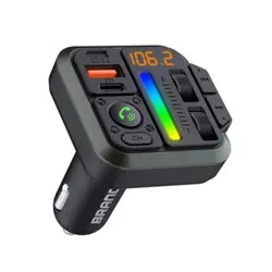 Xwave BT 44 FM transmiter za kola,Bluetooth,LED,RGB led,Bass,USB,USB-TypeC PD20W+QC3.0,18W - Img 3