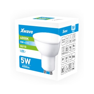 Xwave GU10 5W SL-B-GU5-4K LED Sijalica 4000K.220V,450Lm,Bela - Img 1