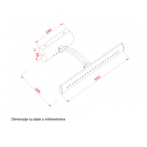 Zidna LED lampa 7W - Img 2