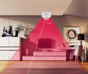 ZIGBEE-SMART-ALARM-RSH-MS10 Gembird RSH Tuya 2u1 Mini PIR detektor pokreta, Infracrveni alarm senzor - Img 2