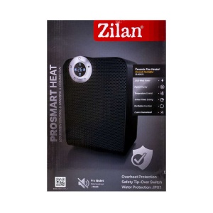 ZILAN ZLN2021 KERAMIČKA GREJALICA SA TAJMEROM ROTIRAJUĆA 1800W IPX1 - Img 3