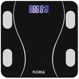 Zilan ZLN8962 Pametna vaga do 180 kg LED, Bluetooth,Crna,Kaljeno staklo