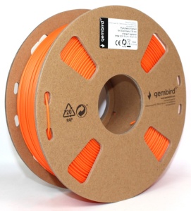 3DP-PLA1.75-01-O PLA Filament za 3D stampac 1,75mm kotur 1KG ORANGE - Img 1