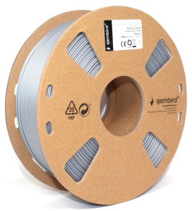 3DP-PLA1.75-01-S PLA Filament za 3D stampac 1,75mm kotur 1KG SILVER Srebrna - Img 1