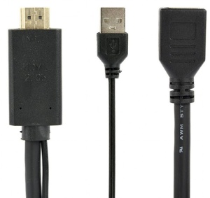 A-HDMIM-DPF-01 Gembird Active 4K HDMI to DisplayPort adapter, black
