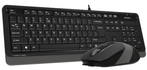 A4-F1010 A4Tech Fstyler tastatura US-LAYOUT + mis USB, Grey - Img 3