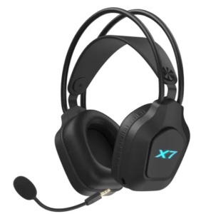 A4-XR-200 A4Tech X7 gejmerske slusalice sa mikrofonom, SURROUND, 50mm/16ohm, USB, LED,Bluetooth+2,4G - Img 1