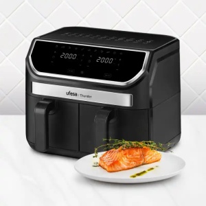 AirFryer Ufesa Thunder/bezuljna/zapremina 9l/dupla posuda - Img 3