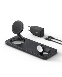 ANKER MagGo Wireless (15W, 3-in-1 Pad) - Black