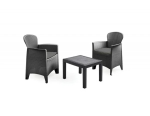 Baštenski set Akita antracit