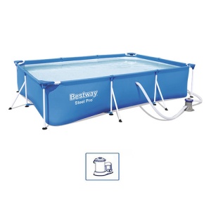 Bazen porodični Bestway Steel Pro 300x201x66 cm 56411 - Img 2