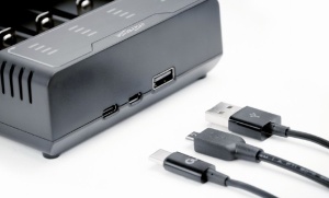 BC-USB-02 Gembird brzi punjac Ni-MH + Li-ion baterija AAA / R03, AA / R6, 10440, 14500,14650,16340.. - Img 1