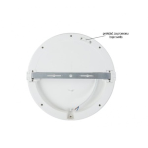 Bela LED plafonjera 20W, promenljiva boja svetla IP65 - Img 2