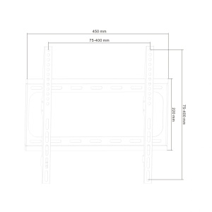 CABLETECH Zidni nosač za TV/LED TV 26-55" LP34-44F - Img 5