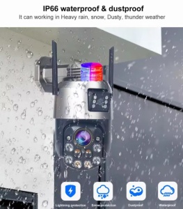 CAM-IP6MP-EP5-36X *ZOOM GMB kamera 6mpix microSD iCSee xmeye pro app Two-way PTZ ip66,2x3.6mm - Img 3