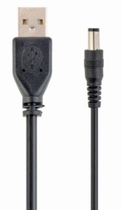 CC-USB-AMP35-6 Gembird USB AM to 3.5 mm power plug cable, 1.8 m, black - Img 3
