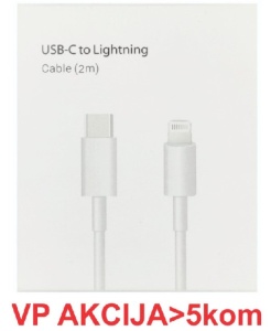 CCP-AMCM-AMLM-2.0M ** Gembird 20W PD kabl USB-C na Lightening 8-pin, USB 3.0, 2m, white (199) - Img 3
