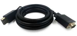 CCP-DPM-VGAM-6 Gembird DisplayPort to VGA adapter cable, black, 1.8 m - Img 2