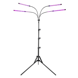 Četvorostruka lampa za biljke 16W - Img 1