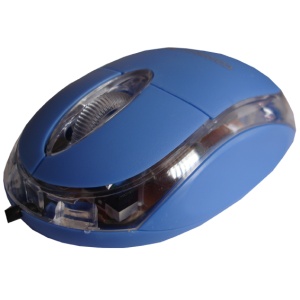 Connect XL Miš optički, 800dpi, USB, plava boja - CXL-M100BU - Img 3