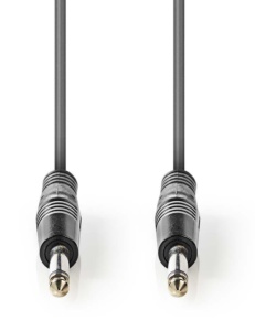 COTH23000GY50 Mono audio kabl, 6.35 mm Muski na 6.35 mm Muski, Nickel Plated, 5.00 m, Okrugli, PVC - Img 2