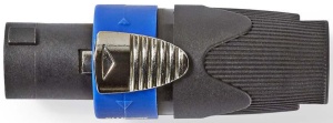 COTP16900BK, Konektor za zvuènik,Ravni,Muški,Nikl,Lemljeni, Preènik kab. ulaza: 8,0 mm,Crni,1kom - Img 2