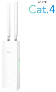 Cudy LT400 Outdoor 4G LTE Cat 4 N300 Wi-Fi Router, Nano SIM Slot, 10/100Mbps WAN/LAN - Img 1