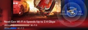 Cudy WE3000 AX3000 Wi-Fi 6 + Bluetooth5.2 PCI Express Adapter 2.4+5Ghz, 2x5dBi detachable antenna - Img 2